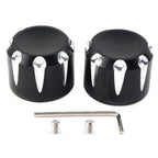 CNC Front Axle Cap Nut Covers  for Harley Touring Road King Electra Glide