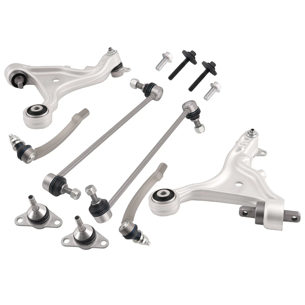 Set of 8 Front Suspension Lower Control Arms for Volvo S80 (2000–2006)