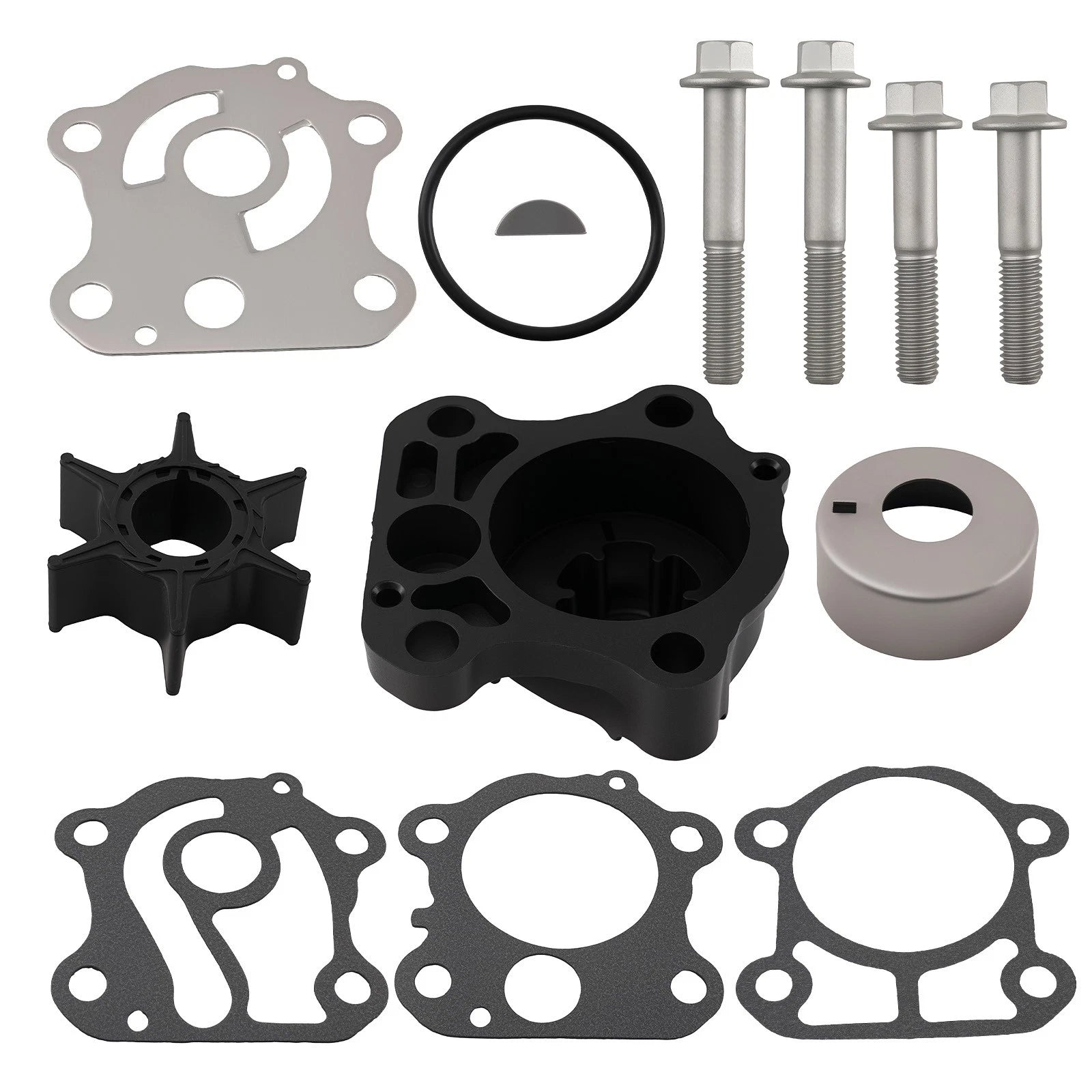 Water Pump Impeller Kit for Yamaha 60F 70B 2 Stroke (1997–2003)