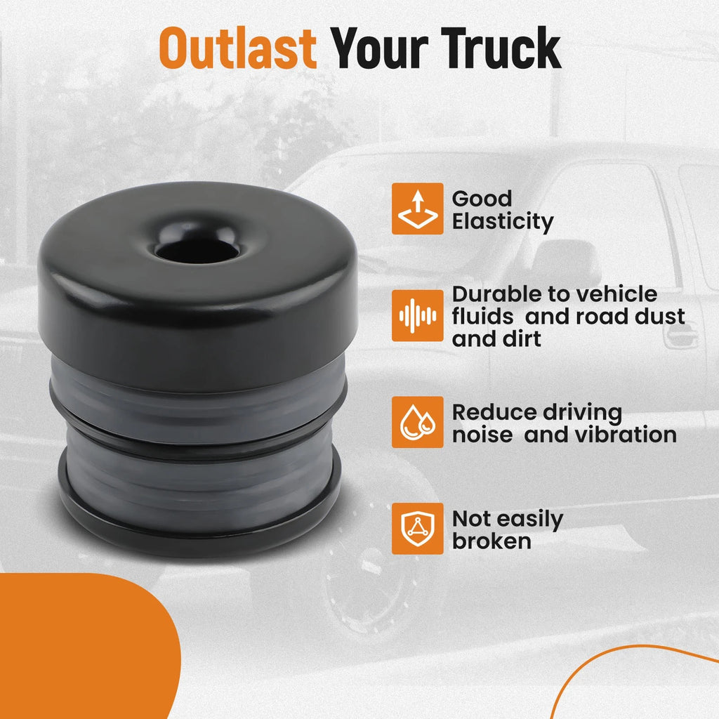 Silicone Body Mount Bushing Set of 8 for Ford F-250 F-350 Super Duty (2008–2016)