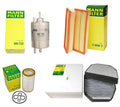 Mann Oil Air Carbon Cabin Fuel Filter Service Kit for Mercedes R230 (2002–2012)