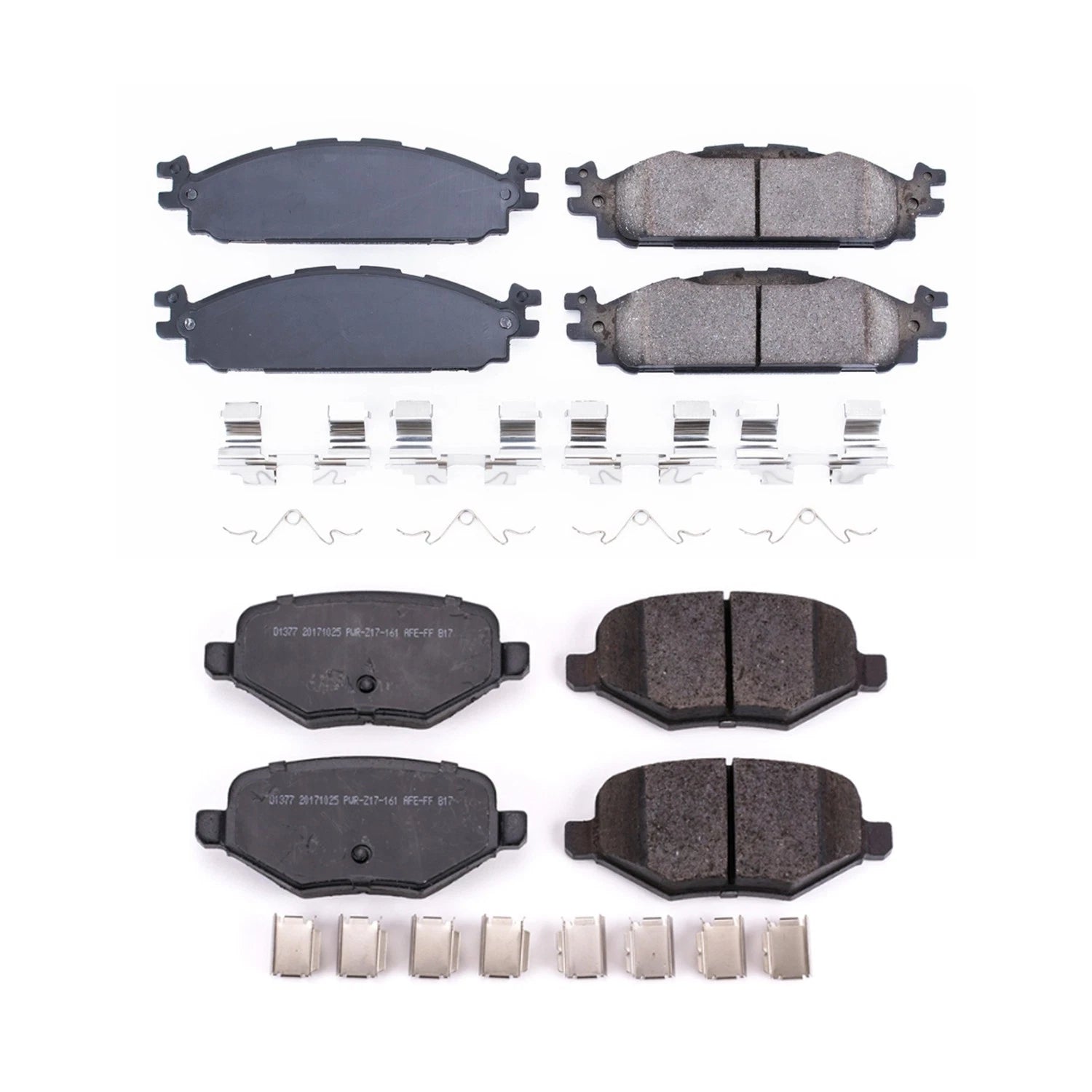 PowerStop 2X Front Rear Euro Carbon Fiber Ceramic Brake Pads Kit for Explorer