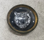 Set of 3 Wheel Caps for Jaguar XJ6 XJ12 (1995–1997) Gold Ring