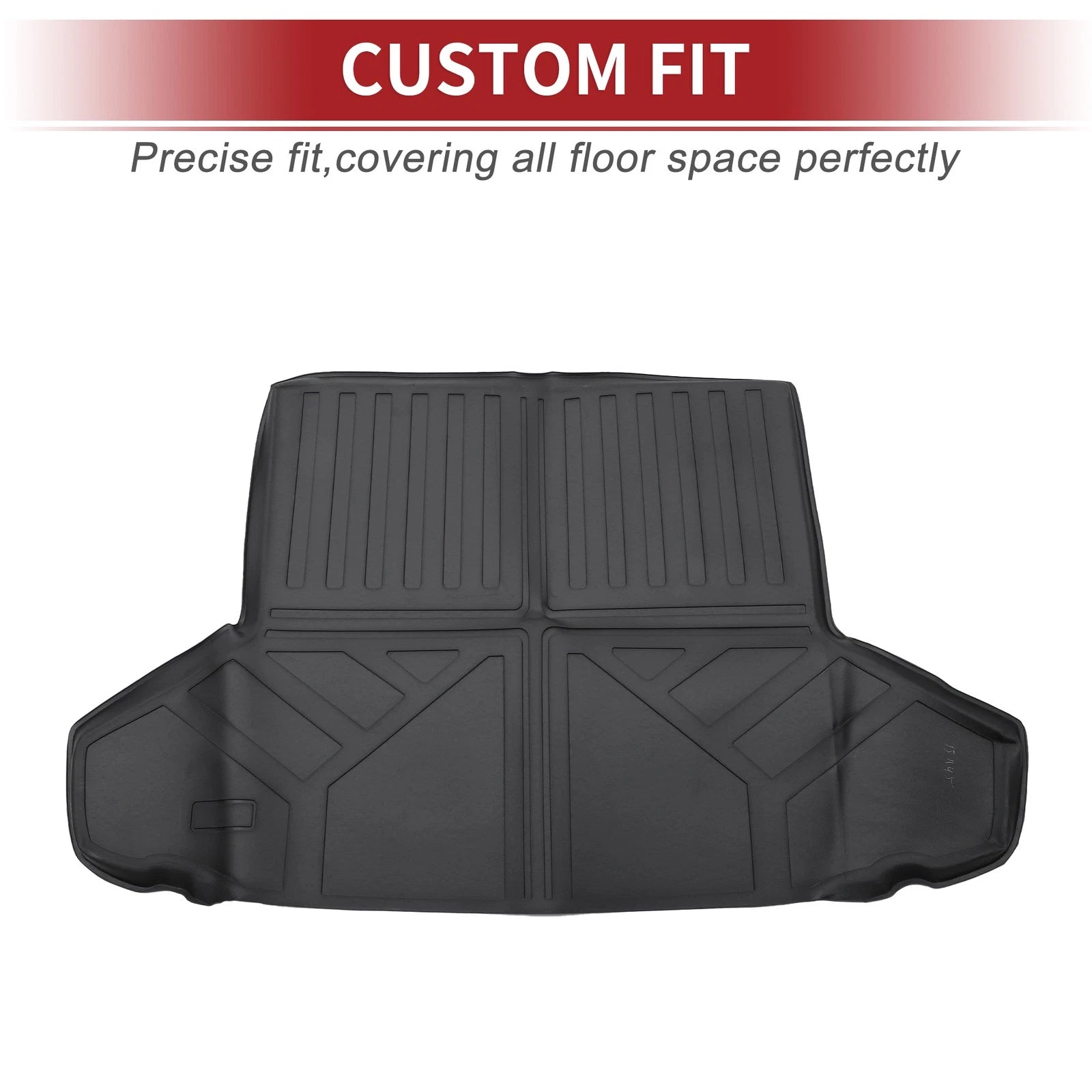 Cargo Liner Rear Trunk Mat for Toyota Prius (2016–2022) Long Stripes Pattern