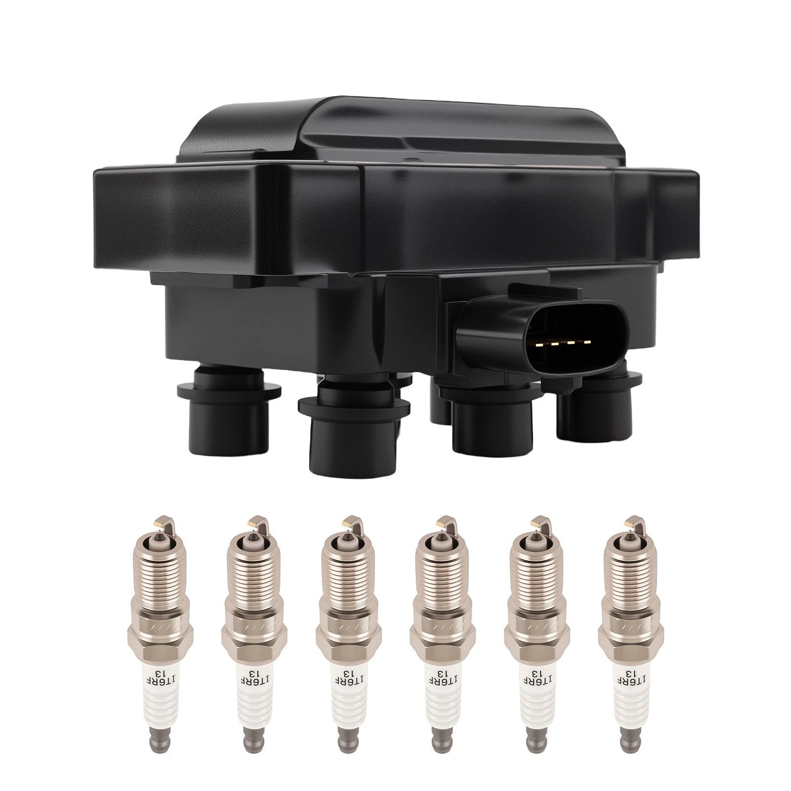 Ignition Coil + Spark Plug Set for Ford Explorer/Sport Trac 4.0L 2006-2010