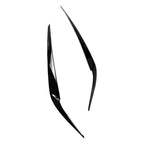 Gloss Black Headlight Eyelid Trim for BMW 5 Series G30 2017-2023