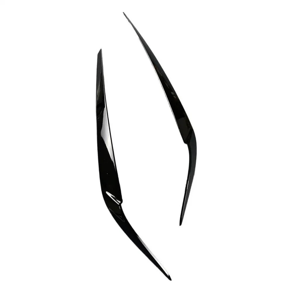 Gloss Black Headlight Eyelid Trim for BMW 5 Series G30 2017-2023