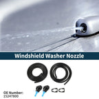 Windshield Washer Nozzle & Gasket, Fluid Hose for Dodge Grand (2001-2009)