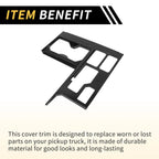 Carbon Fiber Gear Shift Frame Panel Cover for Toyota Tundra (2022–2024)