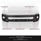 Front Bumper Face Bar for Dodge Ram 2500 3500 (2010–2018) w/ Fog Light Holes