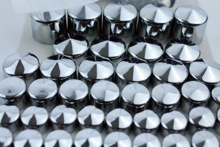 Chrome Bolt Toppers Caps for Harley Davidson Dyna Glide (1991–2012)
