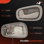 Set of 8 Door Handles for Chevy Prizm Toyota (1998–2002)
