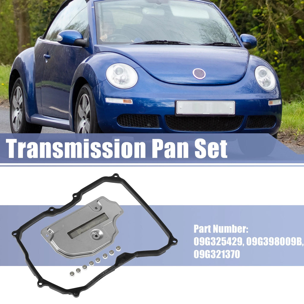 Transmission Filter Oil Pan Gasket Kit for Volkswagen (2009–2010) 09G325429 09G321370