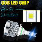 2X 9006 HB4 LED Headlight Bulbs Kit for Low Beam (3000LM) 2000-2000