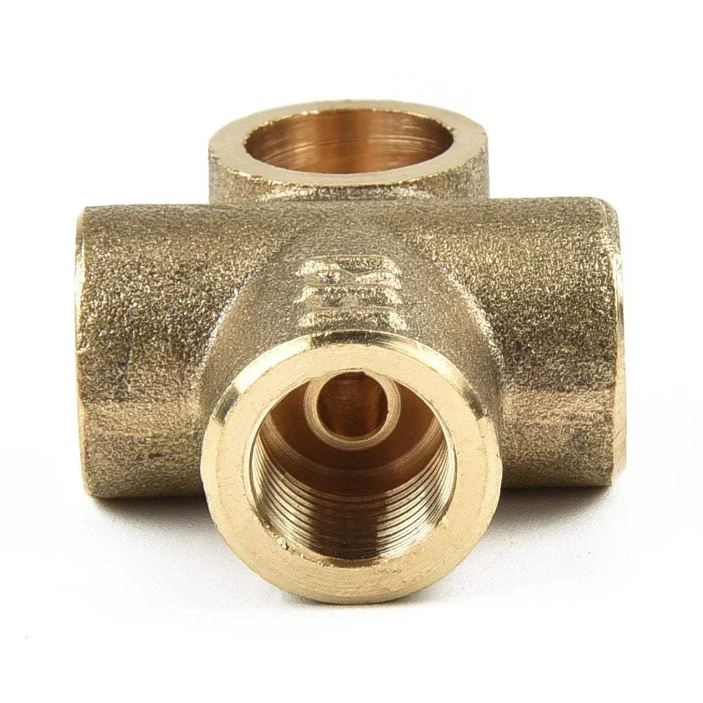 Brake Line Brass Fitting Connector Splitter M10x1 for Vehicle