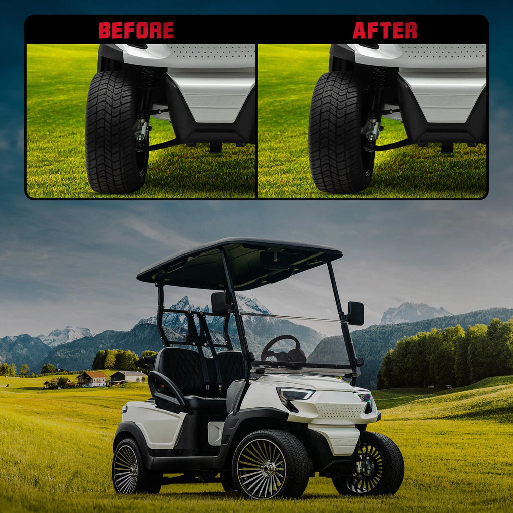 2" Wheel Spacers for Golf Cart Club Car & EZ Go (4x101.6) (1/2"x20)