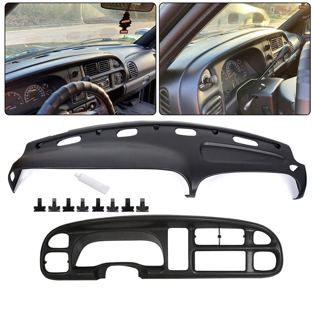 Dash Bezel & Dashboard Cover for Dodge Ram 1500 (1998–2001) & Ram 2500/3500 (1998–2002)
