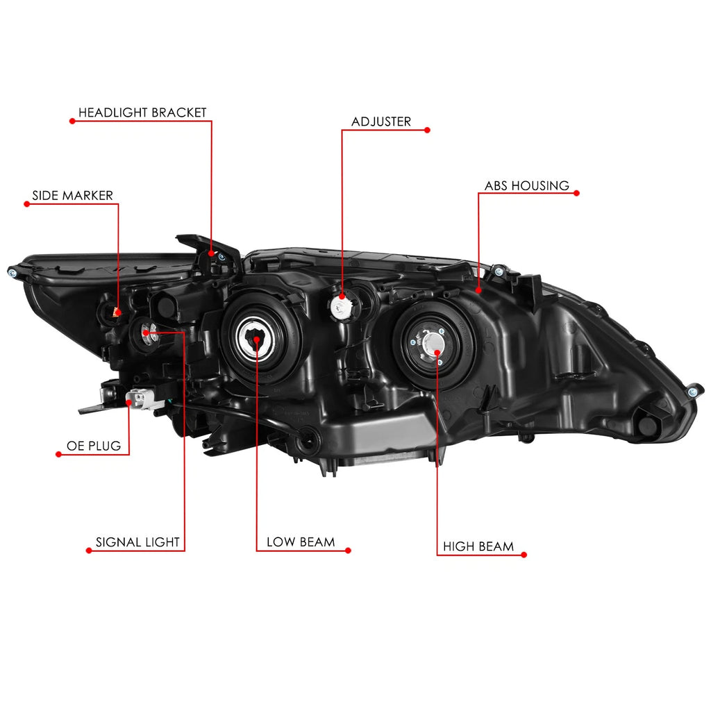 Driver Side LED DRL Projector Headlight for Lexus ES300H/ES350 (2013–2015)