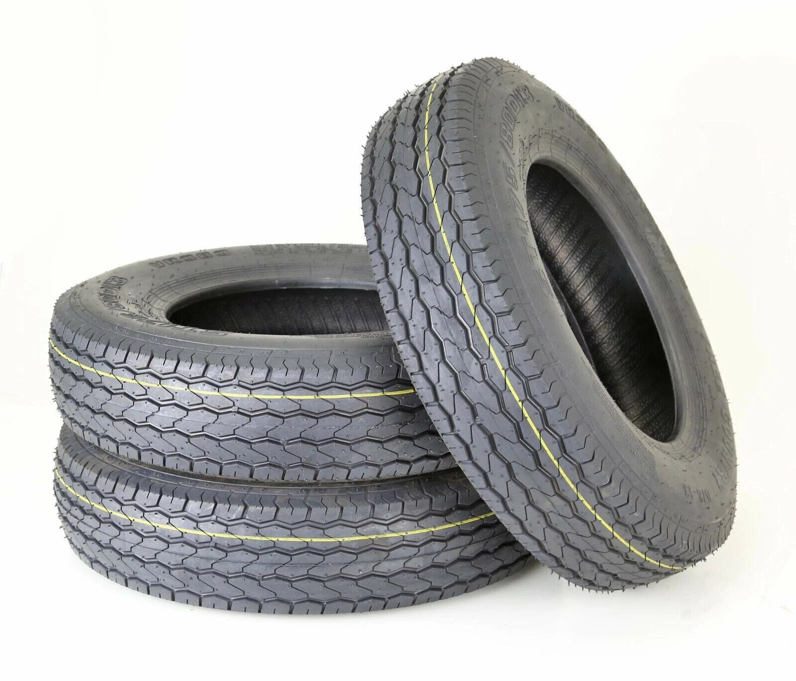 Set of 4 ST175/80D13 Trailer Tires 175 80 13 1758013 B78-13 Bias 6 Ply