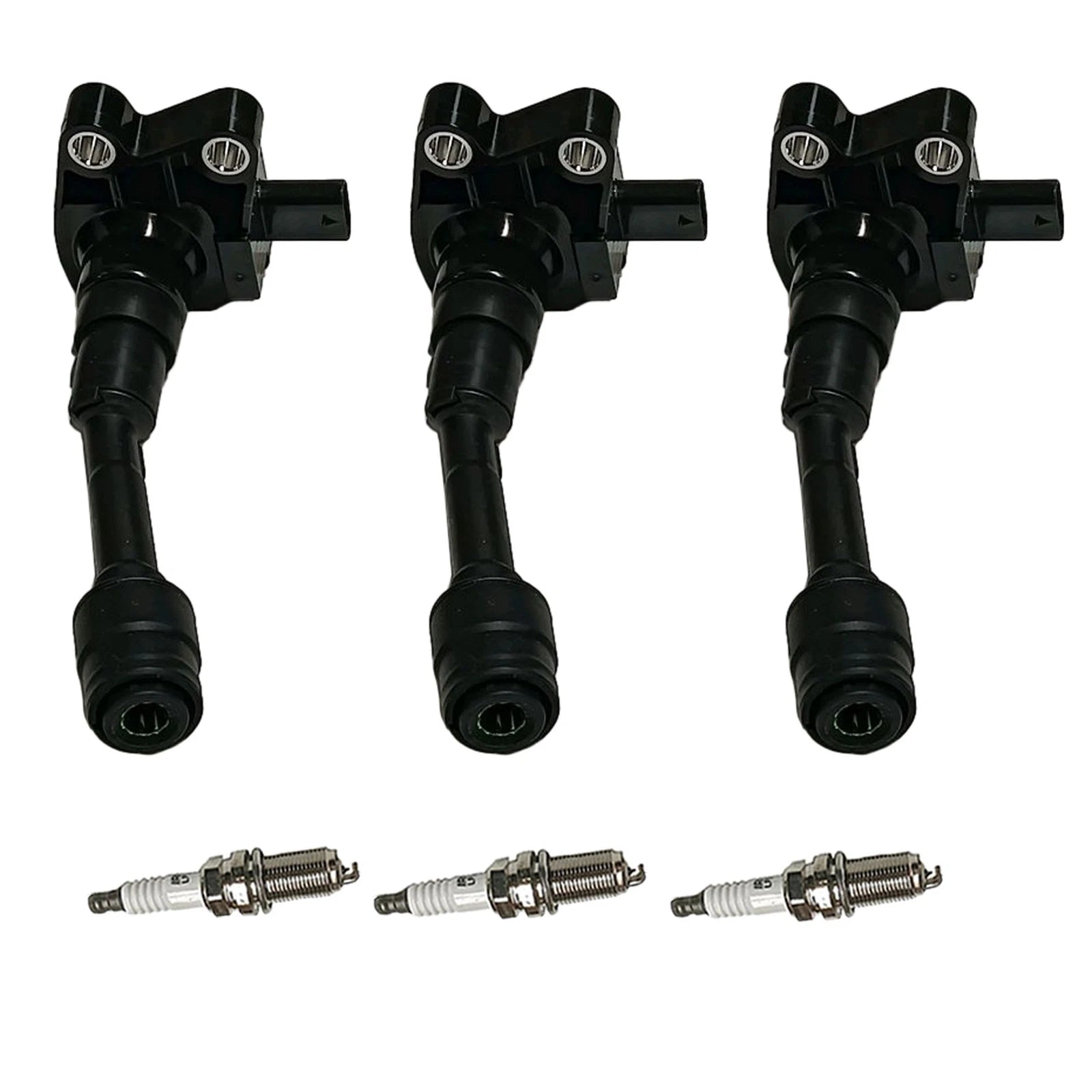 3X Ignition Coil and Spark Plug for Ford Fiesta, Focus (2016–2017)