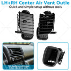 Set of 2 LH+RH Center Air Vent Outlets for Toyota Hilux Ute (2005–2014)