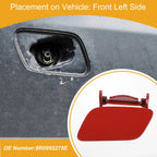 Front Left Washer Nozzle Cover Cap for Audi Q5 (2013–2017) Red