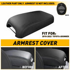 Leather Middle Console Lid Armrest Cover for Toyota 4Runner (2010–2022)