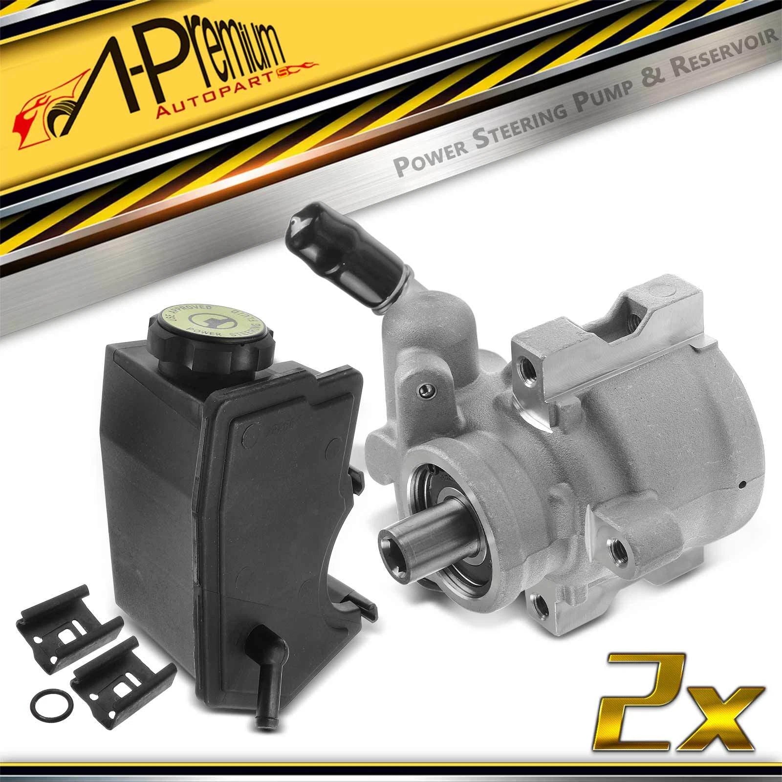 Power Steering Pump with Reservoir & Cap for Jeep Wrangler (1991–1995)