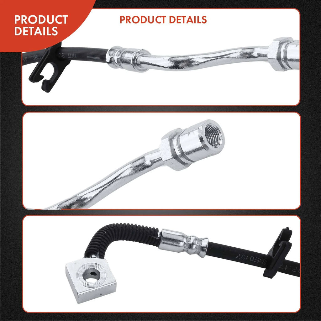 2X Rear Brake Hydraulic Hose for Ford Freestar (2004–2005) Mercury Monterey