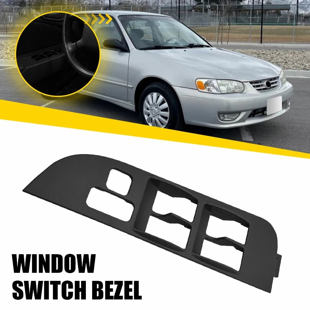Left Door Window Switch Panel Cover Bezel Trim for Toyota Corolla (1998–2002)