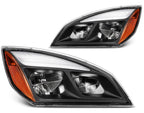 2Pcs Full LED DRL Headlights for Freightliner Cascadia (2018–2020)