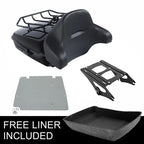 Chopped Trunk Backrest Rack for Harley Davidson Touring Electra Glide (2014–2026)