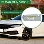 Left Driver Side Sun Visor No. 83280-SNA-A01ZC for Honda Civic (2006–2008)