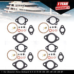 Set of 4 Carb Kits for Chrysler Force Outboard (9.9–150 HP)