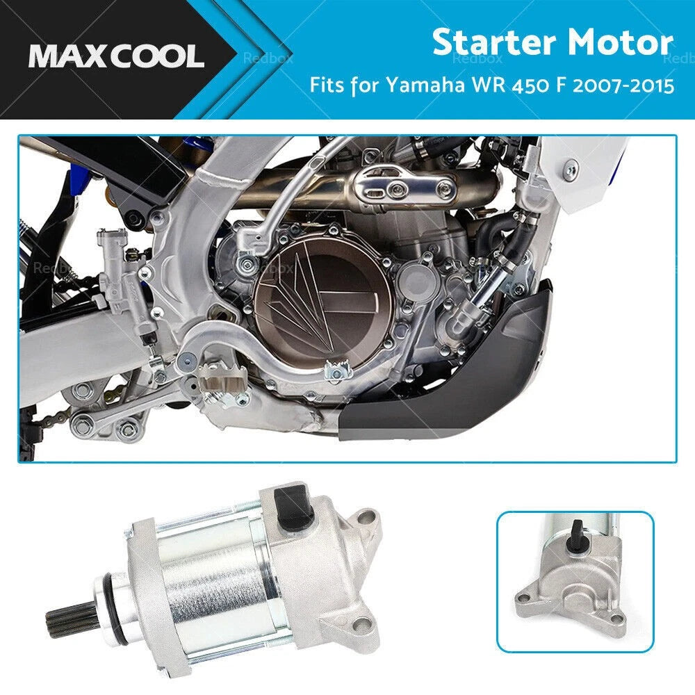 Starter Motor for Yamaha WR450F (2007–2015) 5TJ-81890-30-00