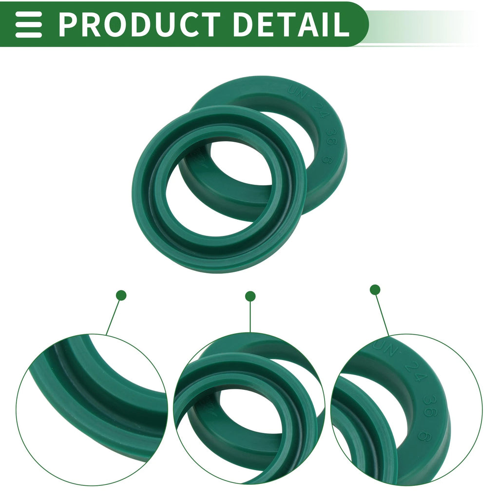 Set of 5 Oil Seal Ring 24x36x6mm for Rotary Shaft (High Pressure)