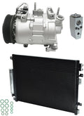 AC Compressor Kit w Condenser for Dodge Challenger 3.6L (2015–2015)