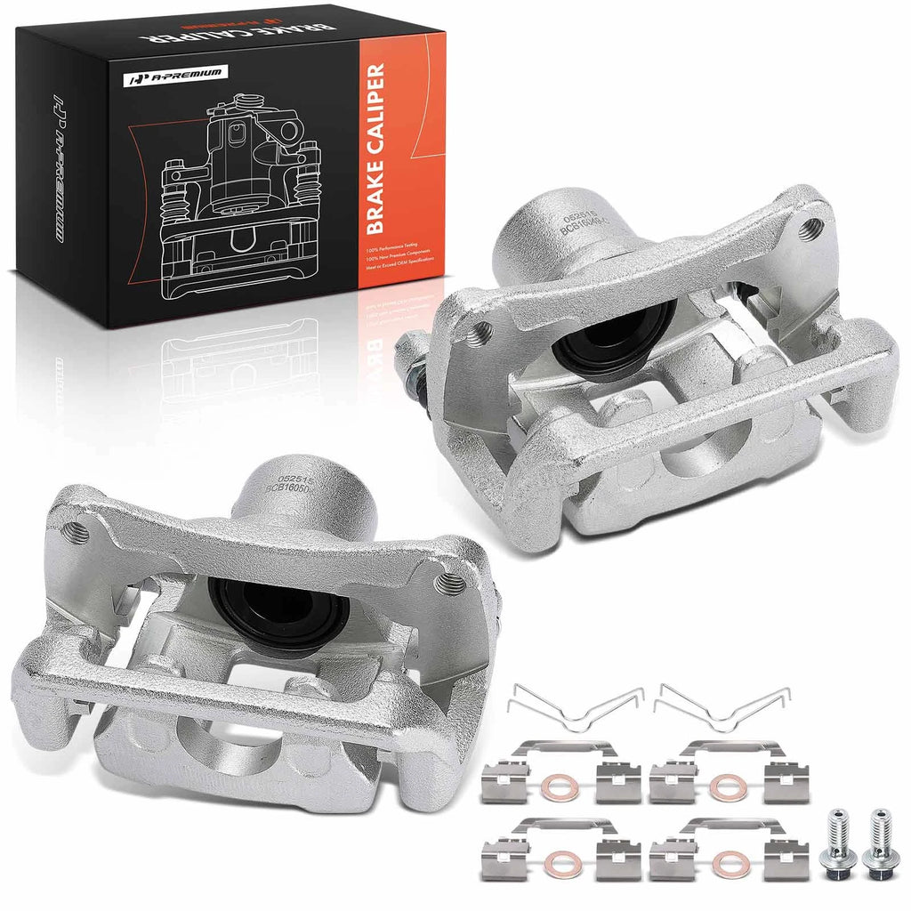 2X Rear Brake Caliper with Bracket for Chevy Colorado GMC Canyon (2021â2022)