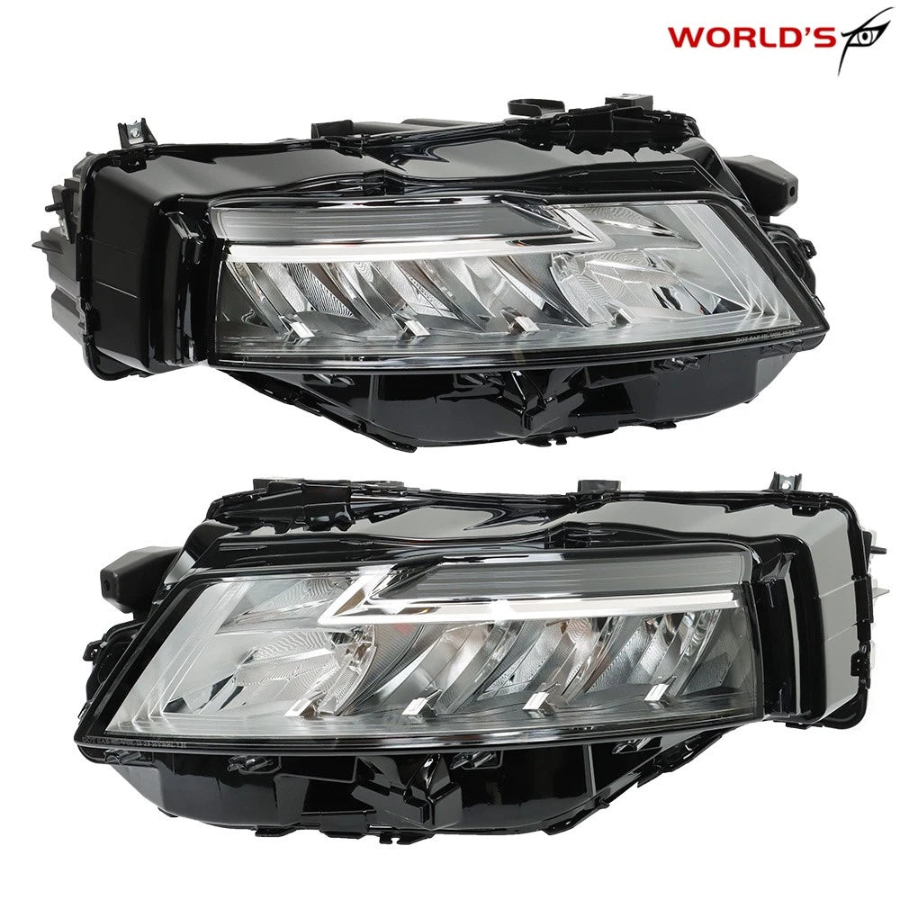 Set of 2 Chrome LED Headlights for Nissan Rogue SL/SV (2021–2023)