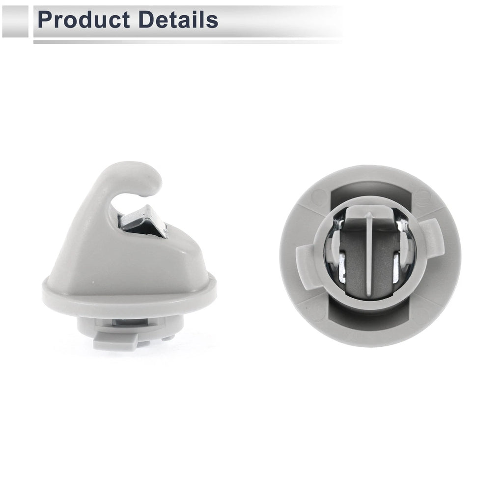 Sun Visor Holder Clip for Volkswagen GTI Jetta Tiguan (2015–2021) No. 5G0857561B Gray