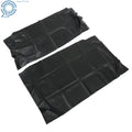 Set of 2 Black Front Seat Covers for Club Car DS (2000.5–Present)
