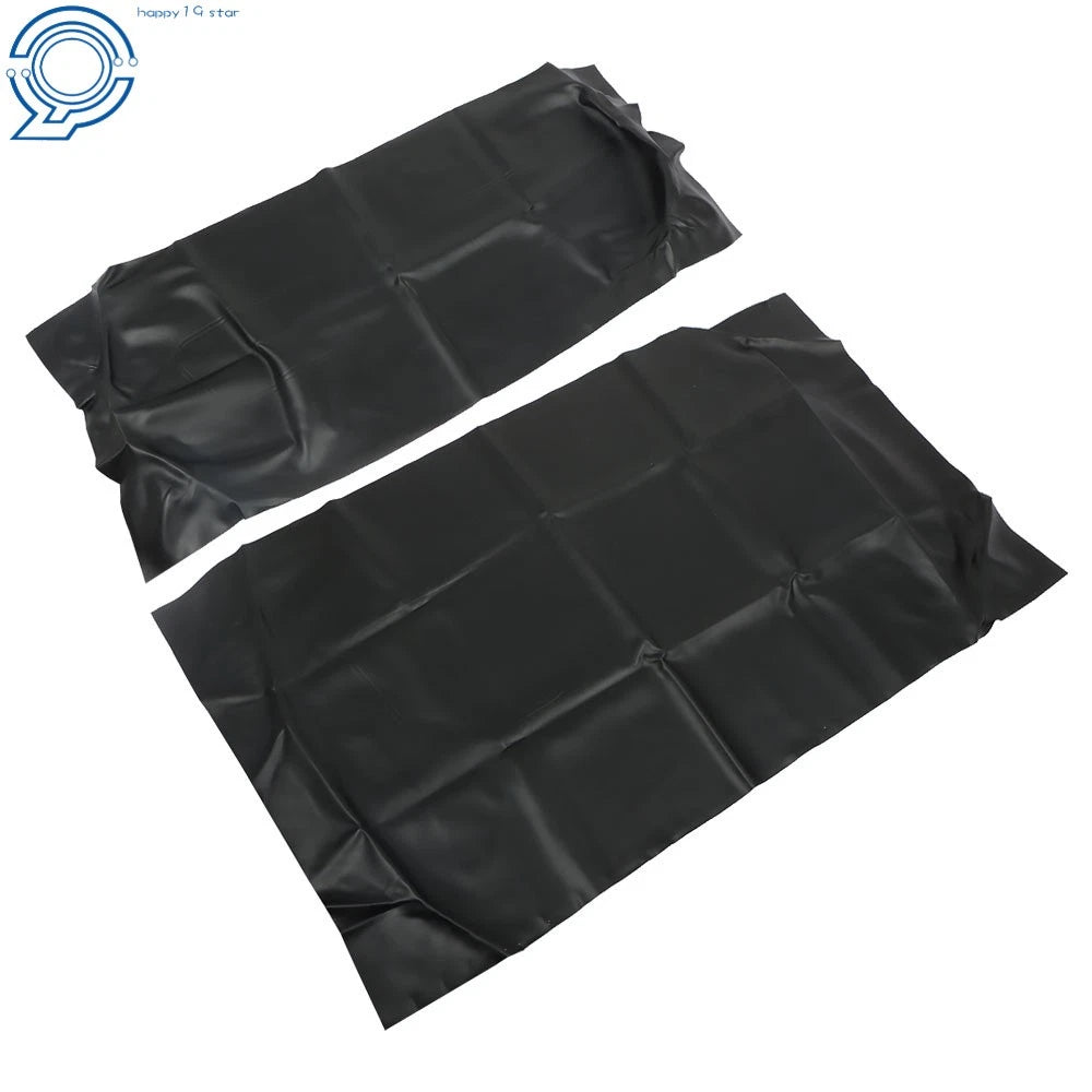 Set of 2 Black Front Seat Covers for Club Car DS (2000.5–Present)