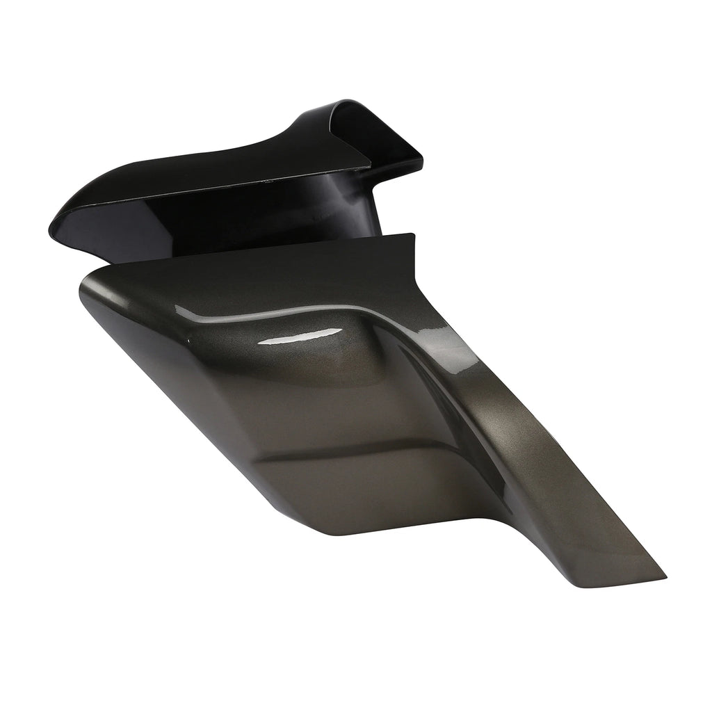 Stretched Side Covers Fairings for Harley Road Glide (2014–2024) Black Earth Fade