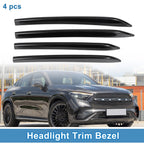 Set of 4 Headlight Trim Bezels for Mercedes-Benz GLC Class 