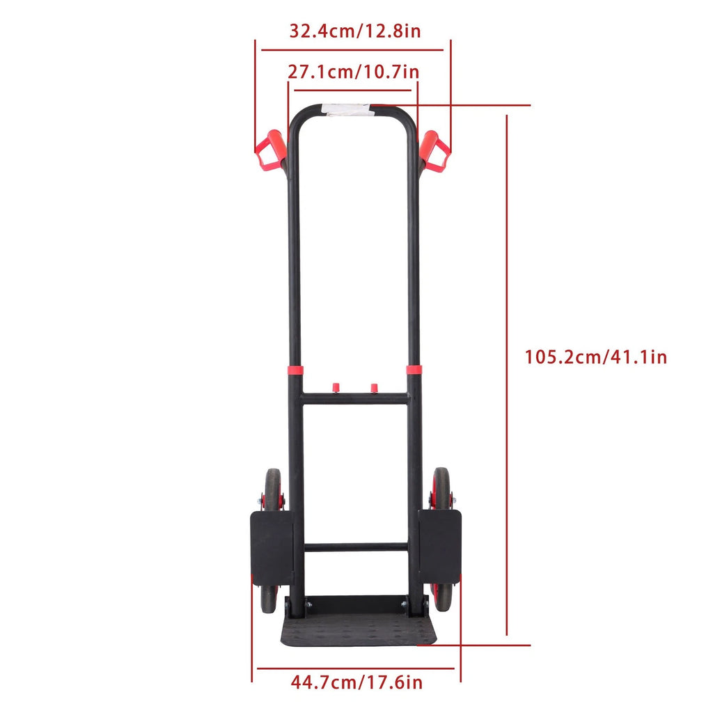 Stair Climbing Hand Truck for Heavy-Duty Use (440 lbs Capacity)