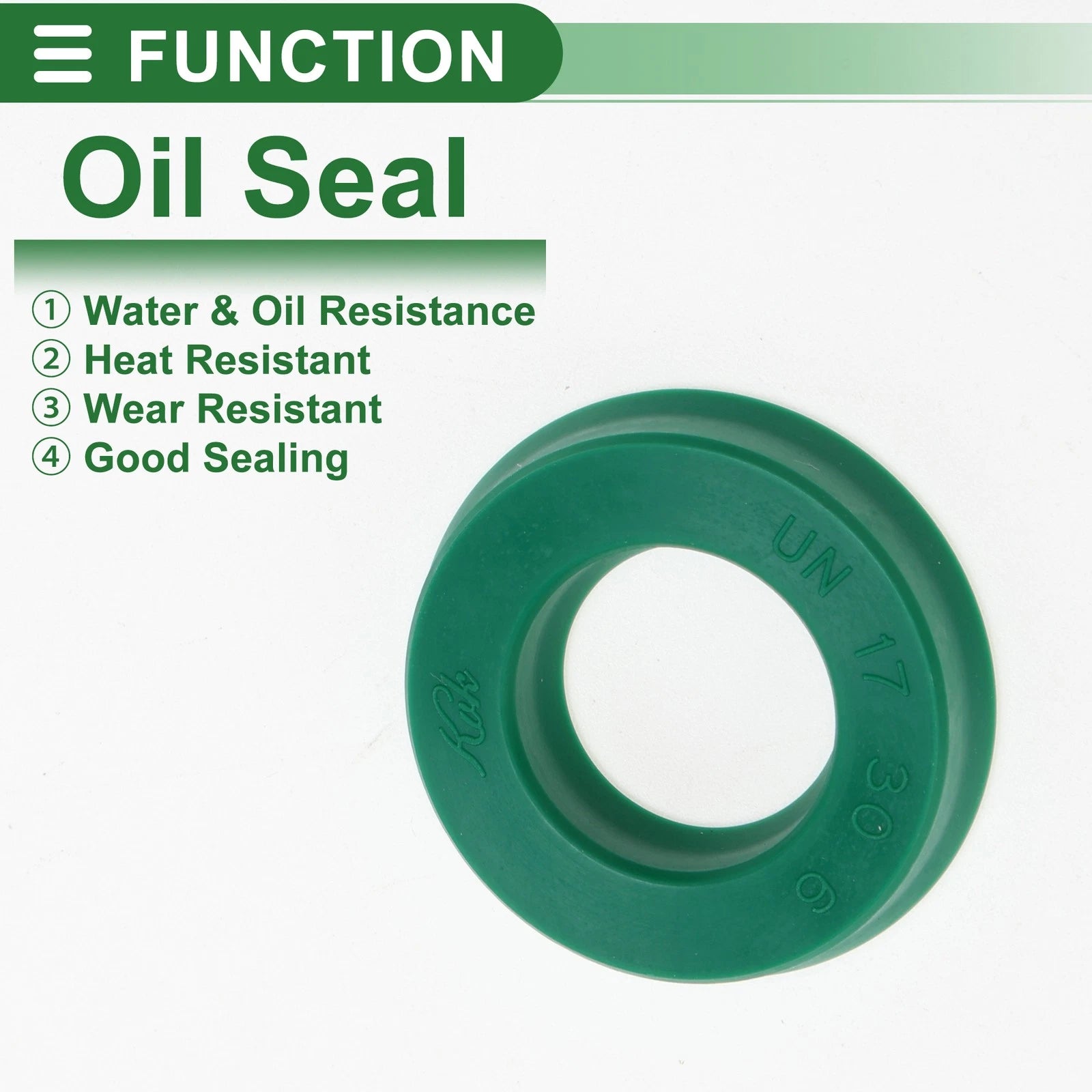 Set of 5 Oil Seal Ring 17x30x6mm for Rotary Shaft (High Pressure)
