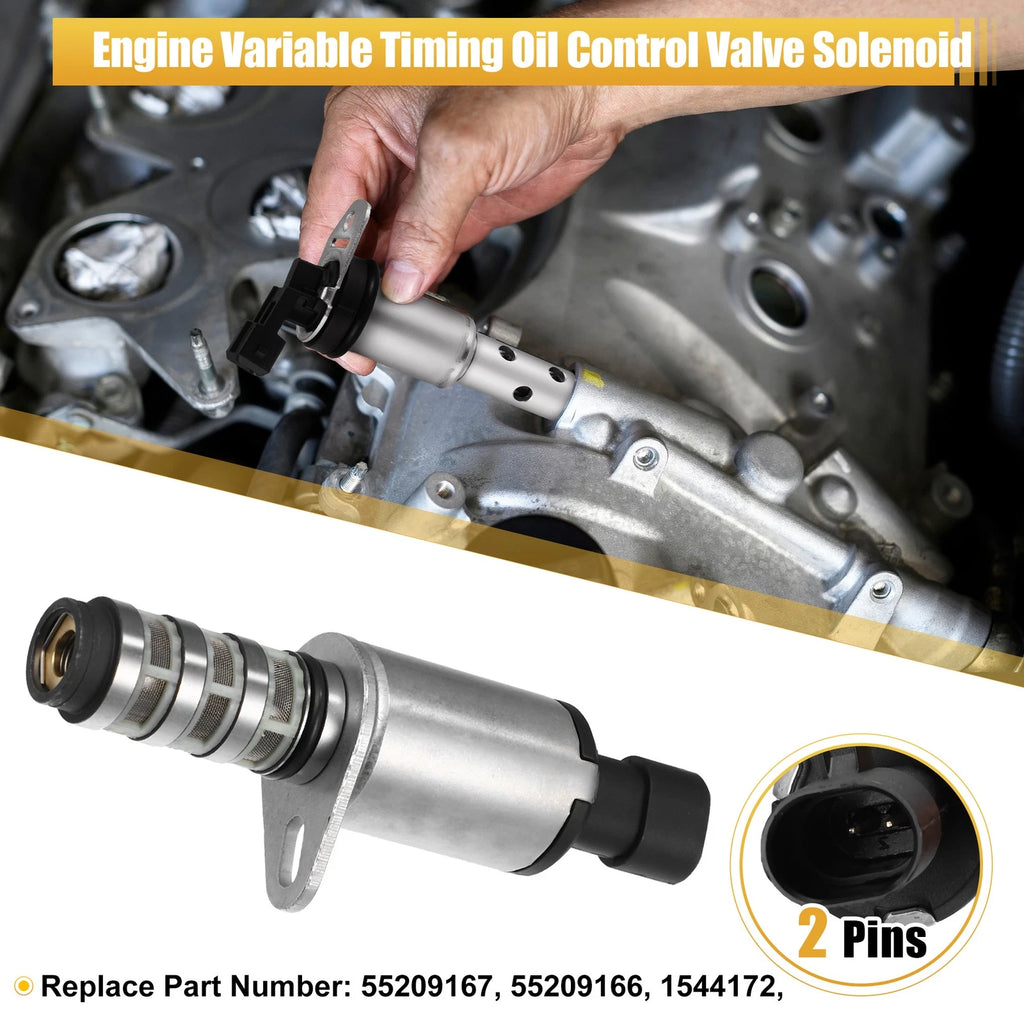 Oil Control VVT Solenoid 55209167 for Ford KA 1.2L (2008–2012) & Fiat 500 (2007–2011)