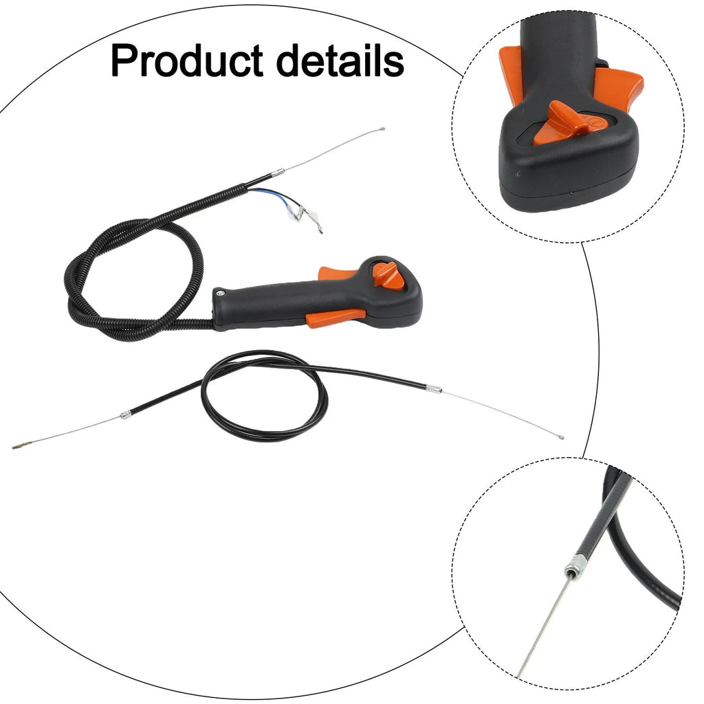 Throttle Trigger Cable Handle Switch for FS Trimmer Equipment (Robust)