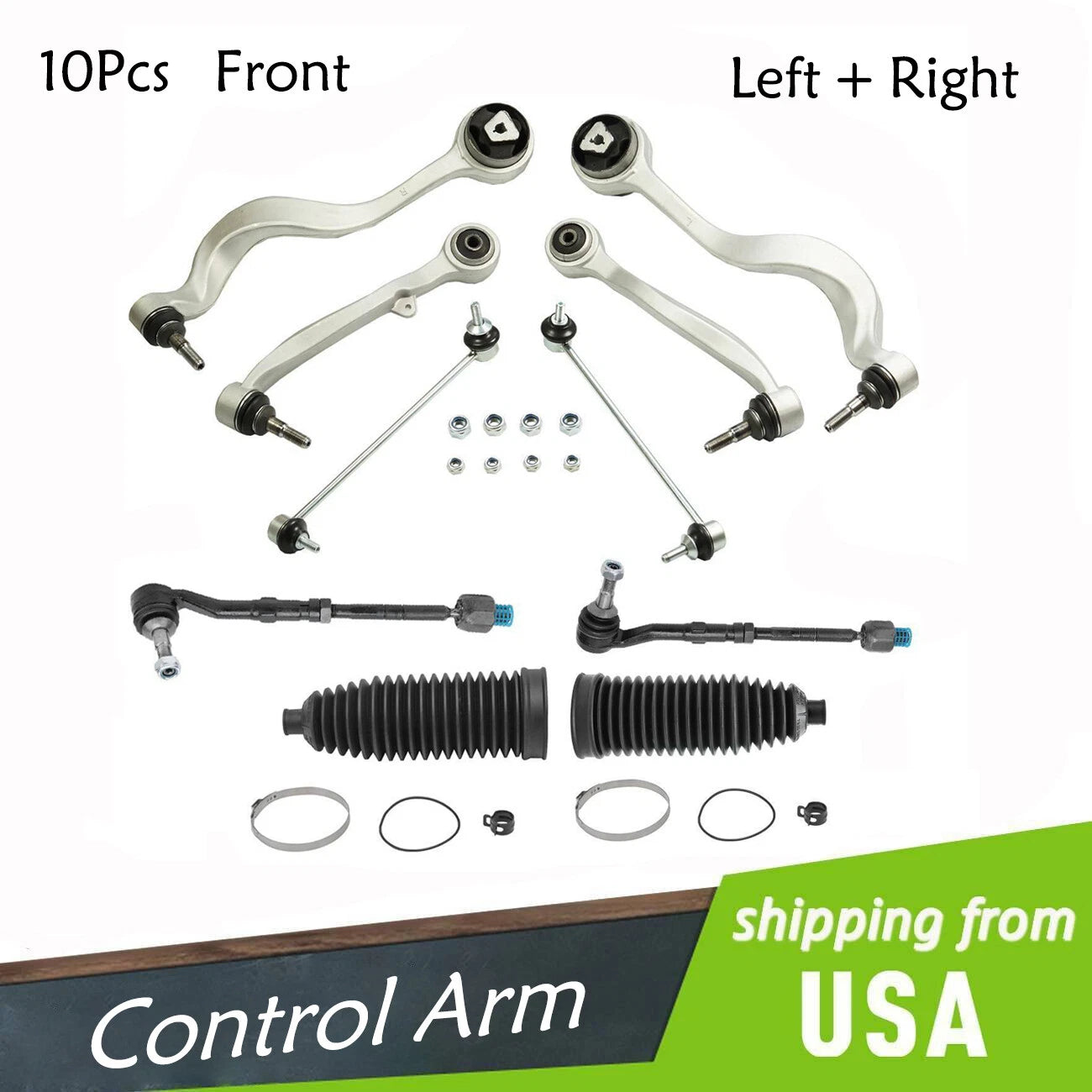 10X Front Suspension Steering Kit Boot for BMW E60 (2001-2010)