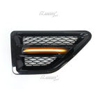 Dynamic Side Marker Light + Black Air Vent Cover for Freelander 2 (2006–2016)